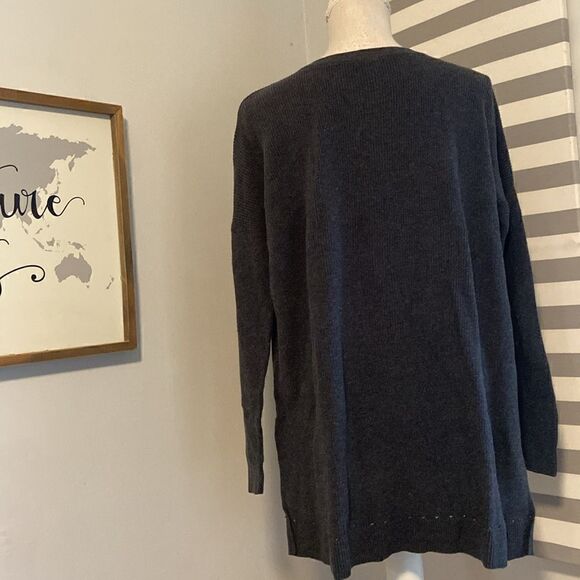 CAbi Gray Knit Style 3705 Clare Snuggle Pullover Sweater Size Small - Picture 6 of 9